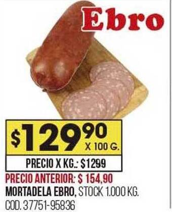 Coto Mortadela ebro oferta