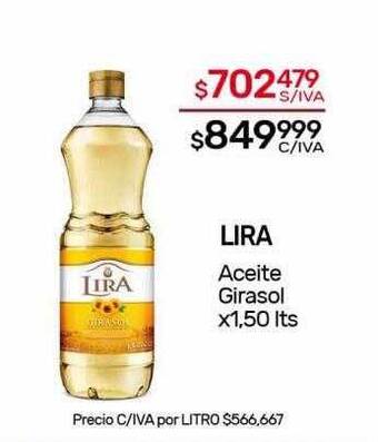 Nini Mayorista Lira aceite girasol oferta