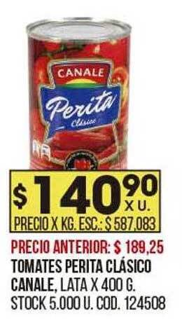 Coto Tomates perita clásico canale oferta