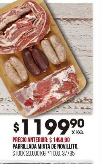 Coto Parrillada mixta de novillito oferta