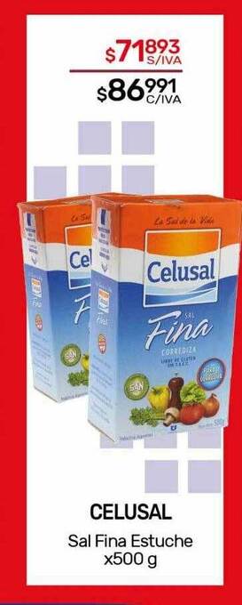 Nini Mayorista Celusal sal fina estuche oferta