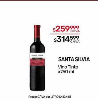Nini Mayorista Santa silvia vino tinto oferta