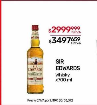 Nini Mayorista Sir edwards whisky oferta