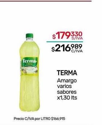 Nini Mayorista Terma amargo varios sabores oferta