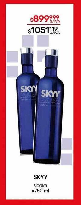 Nini Mayorista Skyy vodka oferta
