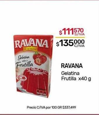 Nini Mayorista Ravana gelatina frutilla oferta