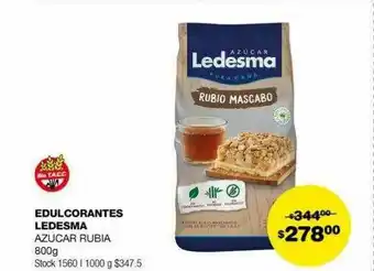 Atomo Conviene Edulcorantes ledesma azucar rubia oferta