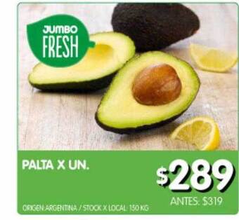 Jumbo Palta oferta
