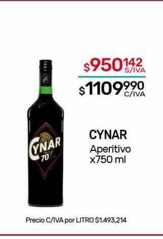 Nini Mayorista Cynar aperitivo oferta
