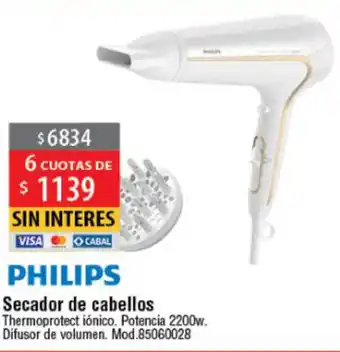 Casa Silvia Philips Secador de cabellos oferta
