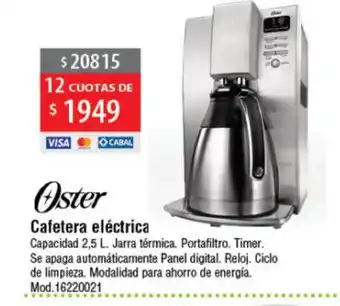 Casa Silvia Oster Cafetera Elèctrica oferta