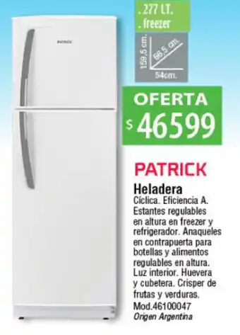Casa Silvia Heladera Patrick oferta