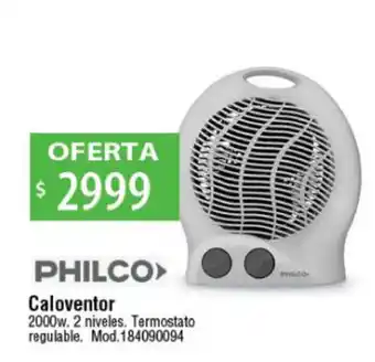 Casa Silvia Philco Caloventor Philco 2000w oferta