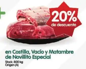 Supermercados Buenos Días en Costilla, Vacío y Matambre de Nocilloto Especial oferta