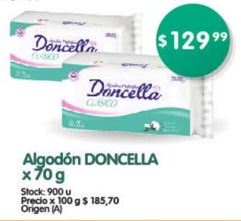 Supermercados Buenos Días Algodón DONCELLA x 70g oferta