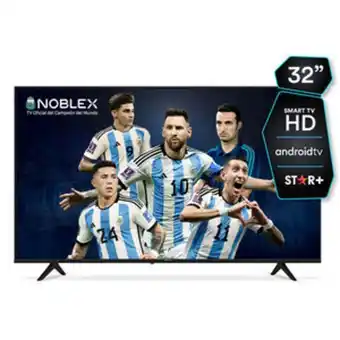 Musimundo Smart led android tv noblex 32 pulgadas hd dk32x7000 oferta
