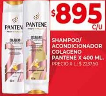 Supermercados DIA Shampoo/Acondicionador Colageno Pantene 400ml oferta