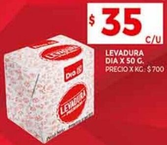 Supermercados DIA Levadura Dia 50g oferta