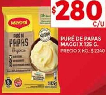 Supermercados DIA Puré de Papas Maggi 125g oferta