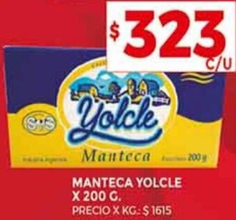 Supermercados DIA Manteca Yolcle 200g oferta