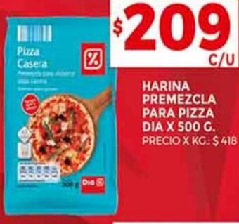 Supermercados DIA Harina Premezcla para Pizza Dia 500g oferta