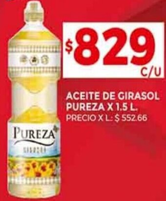 Supermercados DIA Aceite de Girasol Pureza 1,5L oferta