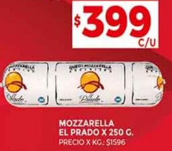 Supermercados DIA Mozzarella El Prado 250g oferta