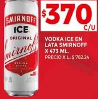 Supermercados DIA Vodka Ice en Lata Smirnoff 473ml oferta