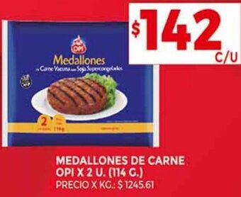 Supermercados DIA Medallones de Carne OPI 2u oferta