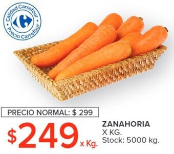 Carrefour Zanahoria x kg oferta