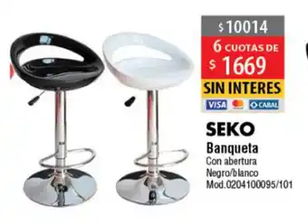 Seko Banqueta Con abertura