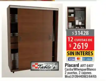 Placard Art 6407