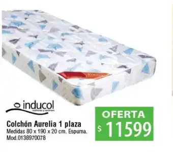 Casa Silvia Inducol Colchón Aurelia 1 plaza oferta