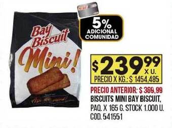 Coto Biscuits mini bay biscuit oferta