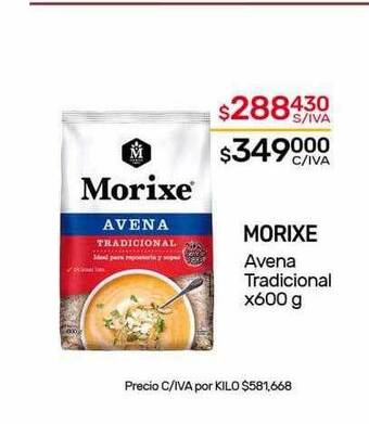 Nini Mayorista Morixe avena tradicional oferta