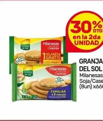 Nini Mayorista Granja del sol milanesas soja-caseras oferta