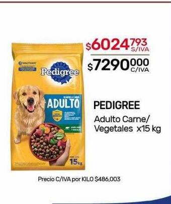 Nini Mayorista Pedigree adulto carne-vegetales oferta