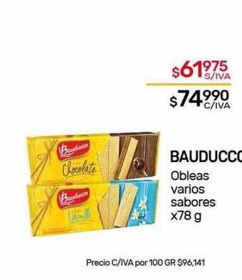 Nini Mayorista Bauducco obleas varios sabores oferta