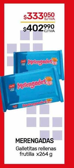 Nini Mayorista Merengadas galletitas rellenas frutilla oferta