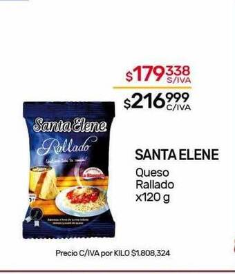Nini Mayorista Santa elene queso rallado oferta