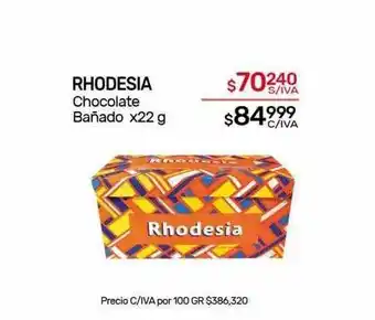 Nini Mayorista Rhodesia chocolate bañado oferta