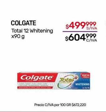 Nini Mayorista Colgate total 12 whitening oferta