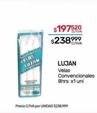 Nini Mayorista Lujan velas convencionales oferta