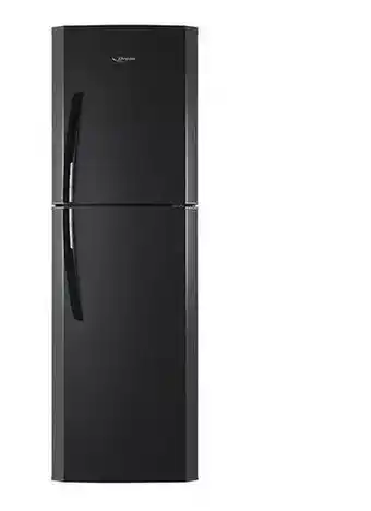 Aloise Heladera con freezer 314 lts black steel drean hdr320f00n negro oferta