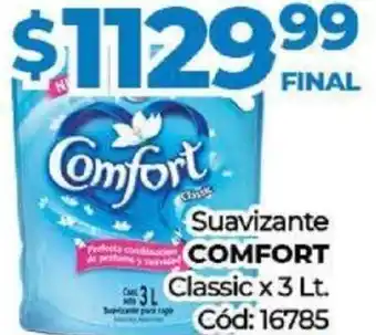 Diarco Suavizante Comfort Classic 3L oferta