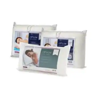 Sommier Center Pack 2 almohadas zlow visco standard + regalo 1 almohada de fibra oferta