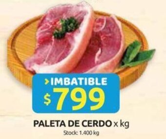 Cordiez Paleta de Cerdo x kg oferta