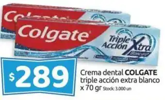 Cordiez Crema Dental COLGATE Triple Acción Extra Blanco x 70g oferta