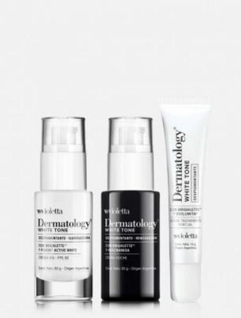 Violetta Fabiani Set línea completa dermatology white tone oferta