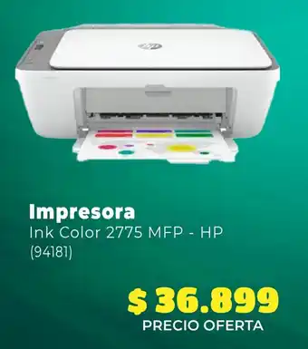 Previsora del Paraná Impresora Ink Color 2775 MFP - HP oferta